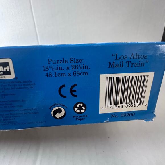 vintage 1999 "Los Altos Mail Train" Hometown Collection 1000-piece jigsaw puzzle - Picture 4 of 12